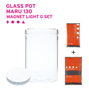 ADA DOOA Glass Pot MARU130 Magnet Light G Set
