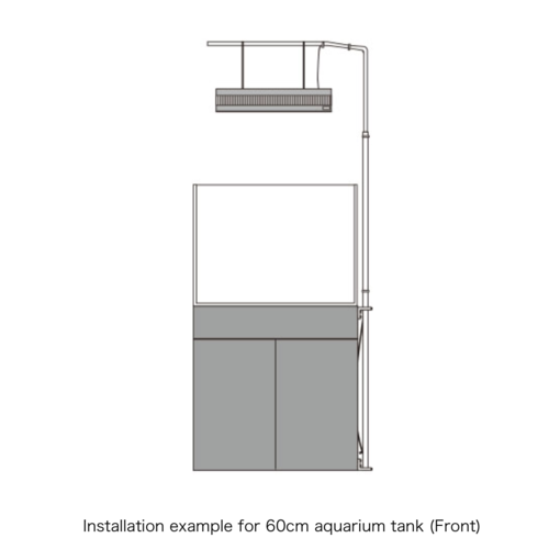 ADA Solar RGB Arm Stand 60x45cm Right