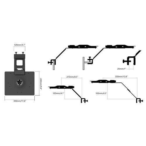 Maxspect Ethereal E5 Mounting Bracket Set